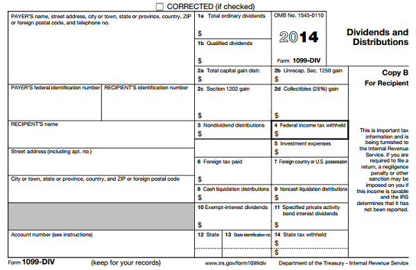 Breaking Down Form 1099 Div Novel Investor