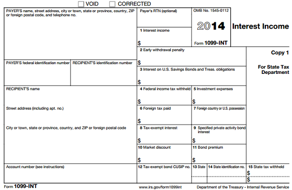 Understanding Tax Form 1099 INT • Novel Investor