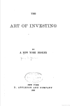 Art of Investing by John F. Hume