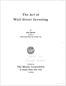 The Art of Wall Street Investing book cover
